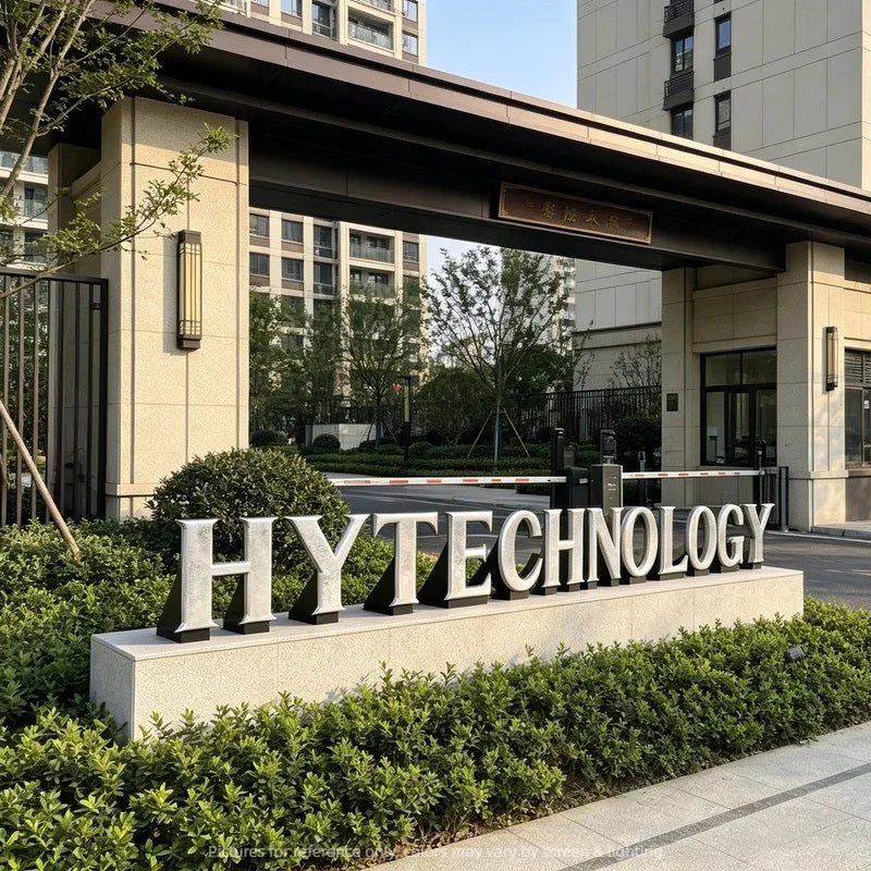 科技型PVC 3D雕刻、电镀、水滴银色背光、字母标志、广告标志定制