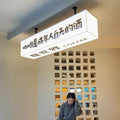 店铺室内大气装饰双面提示牌广告牌悬挂LED亚克力灯箱广告灯箱