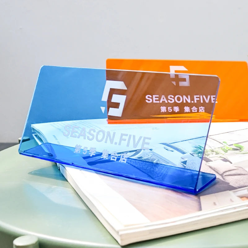 彩色亚克力桌面提醒标志亚克力桌面二维码标志吧价格标志告示板定制