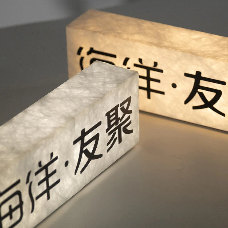 杜邦纸型亚克力充电灯箱桌面装饰灯箱三光色温type-C充电