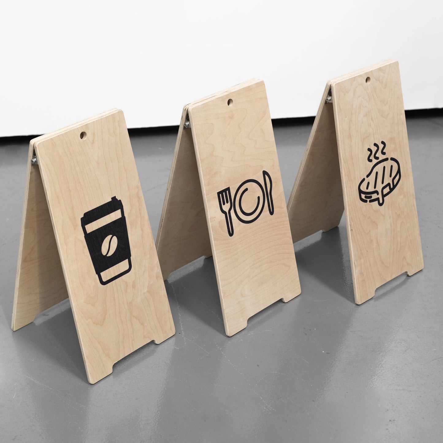 户外木质海洋板折叠a线板地板展示广告牌广告logo定制
