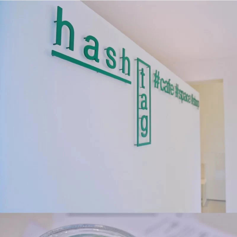商店墙壁标牌悬挂式3D字体标志广告3D字母标志定制