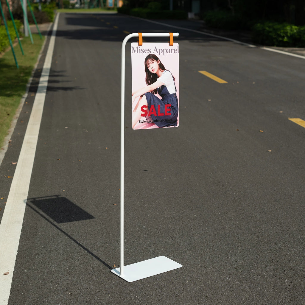 组装半标品、可移动双面侧挂标牌、落地展示牌、广告标识定制