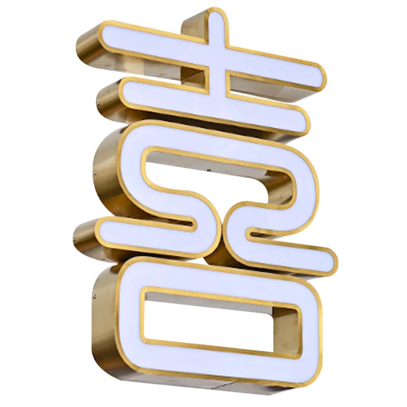 悬挂迷你字母发光字符无频闪节能发光二极管灯颜色清晰透明明亮