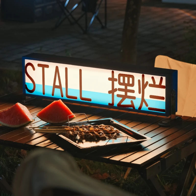 夜市广告灯箱、车顶灯箱、移动充电便携式灯箱
