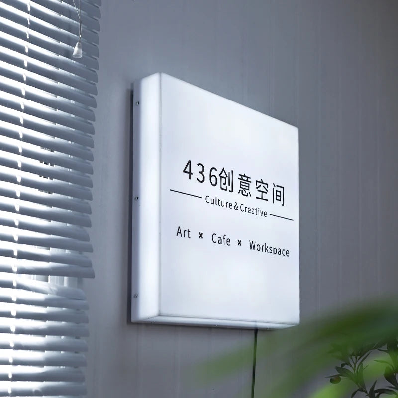 灯可根据客户要求定制，包括亚克力灯箱和发光二极管亚克力标志