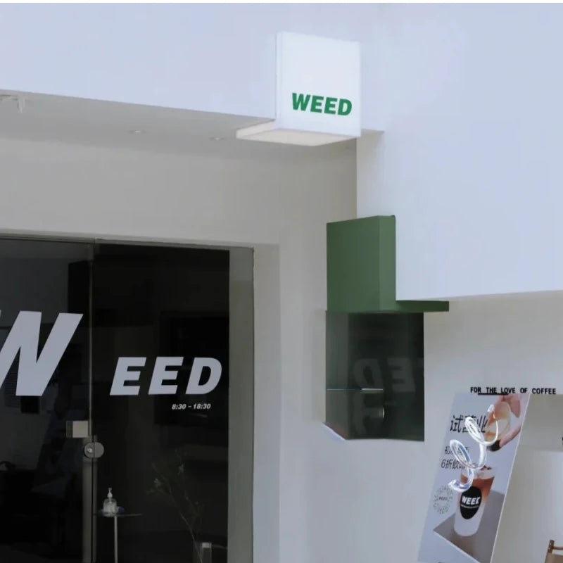 创意商店店面标牌定制户外广告灯箱