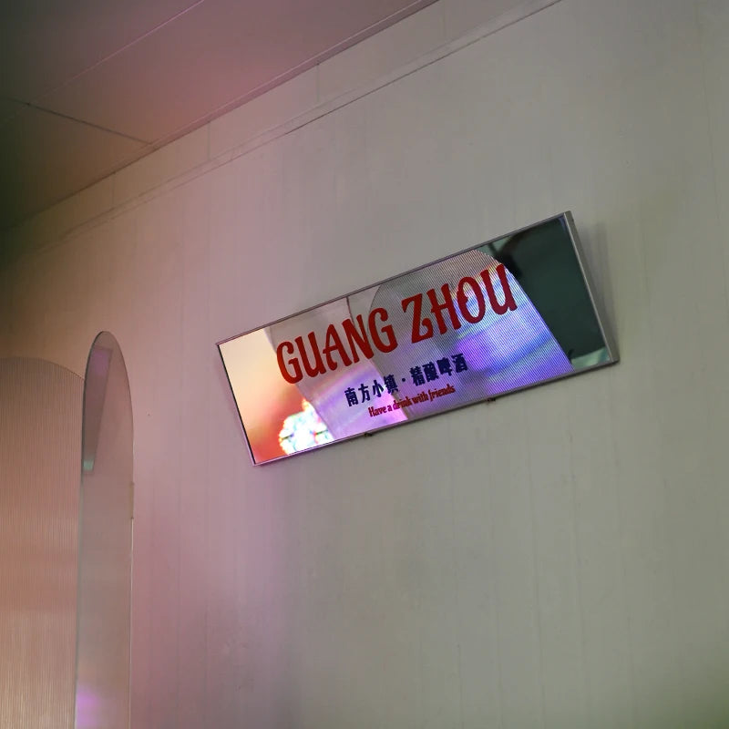镜子不锈钢广告牌商店门牌定制复古门牌IG风格