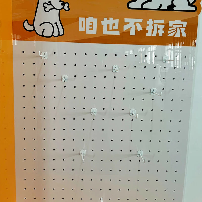 超市落地PVC广告展示盒促销产品展示墙展示盒定制