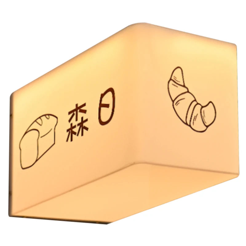 用于户外门标志和广告展示的定制亚克力灯箱