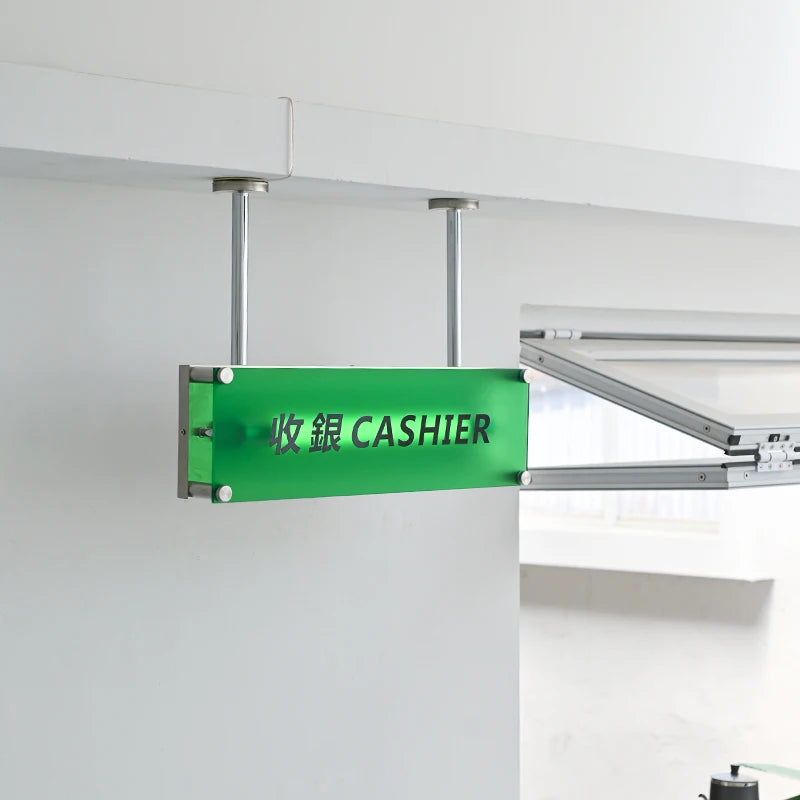 磨砂亚克力灯箱广告牌发光广告牌服装店挂牌子定制