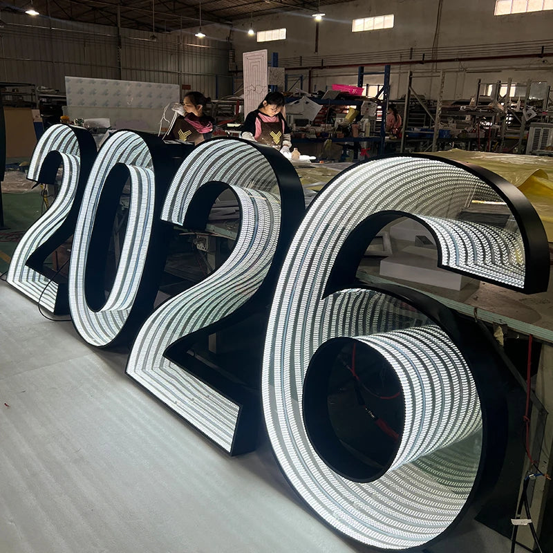 酒吧户外深渊镜照明信件广告标志定制