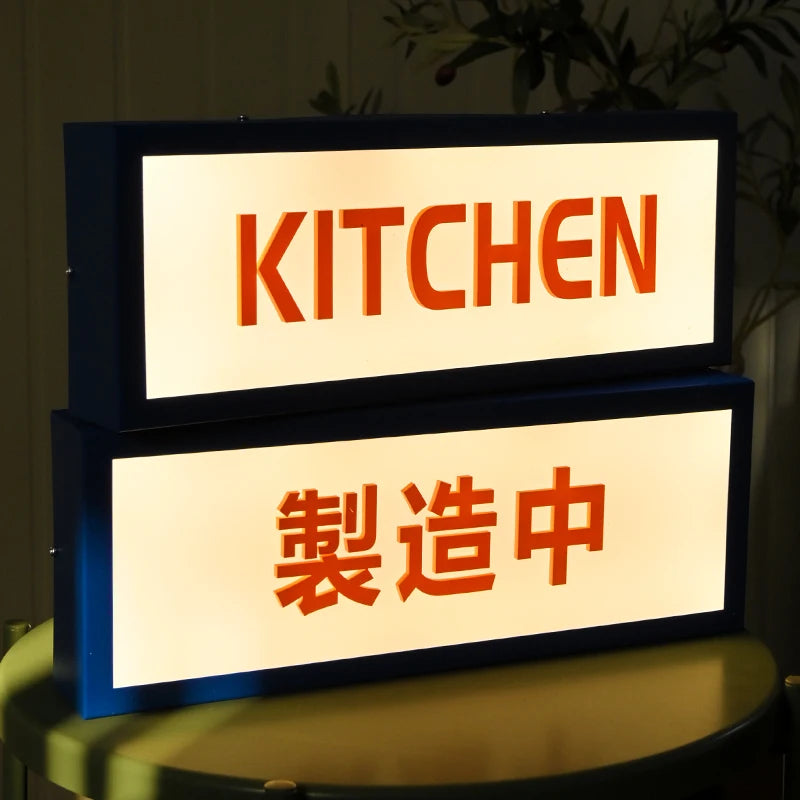 亚克力灯箱定制3D字母照明广告牌服装店前标牌