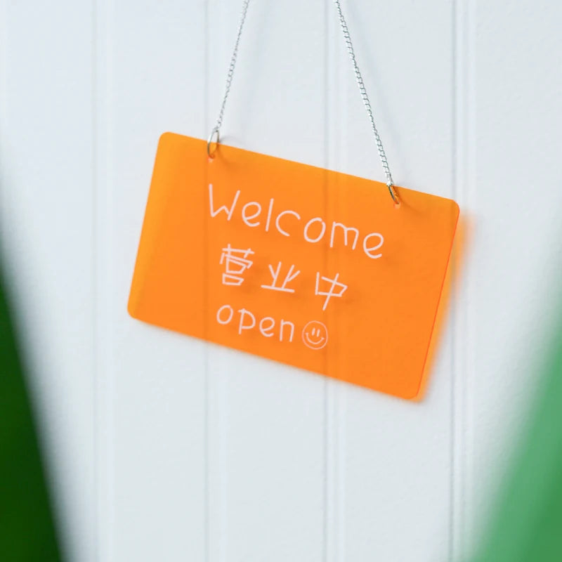 创意亚克力标签 可定制商店门把手标签 -lizigy 品牌 GYP-08 型号 长方形