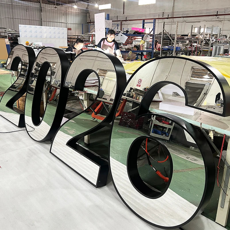 酒吧户外深渊镜照明信件广告标志定制