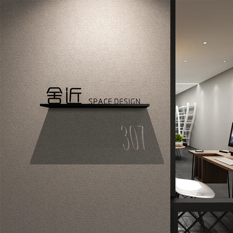 商店墙壁标牌悬挂式3D字体标志广告3D字母标志定制