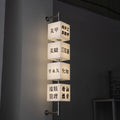 创意方形亚克力串行灯箱定制手动可调角度照明侧装门牌