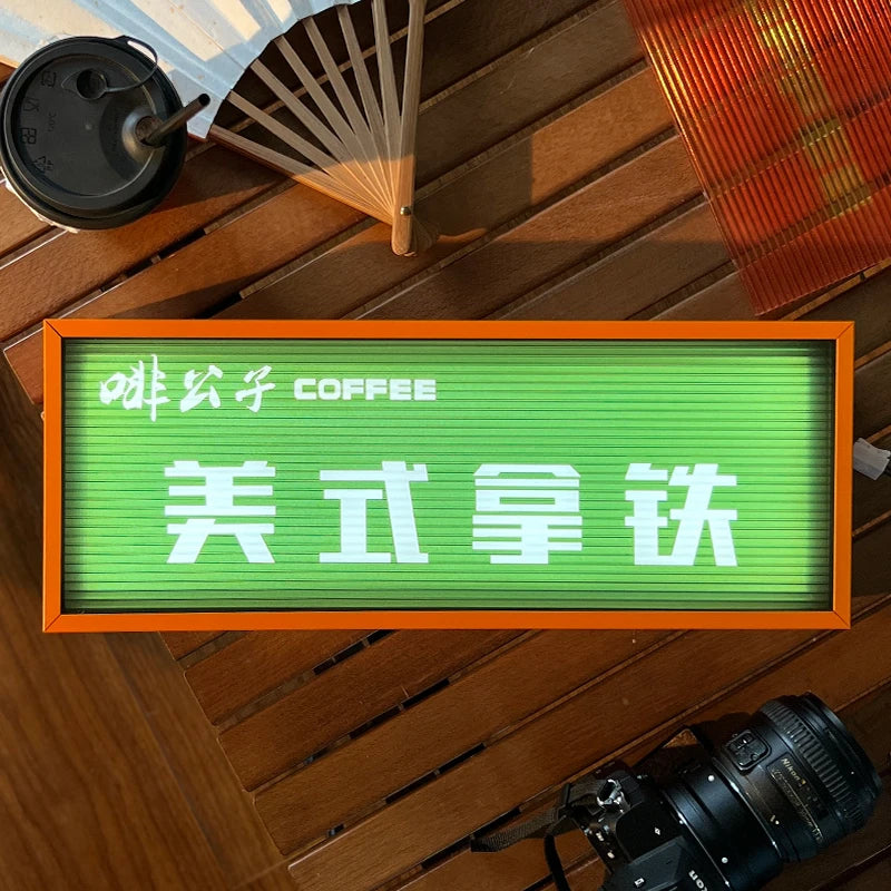 移动夜光灯箱台式灯箱亚克力灯箱广告盒店广告logo