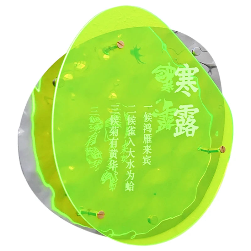 商店经营标志双层不规则亚克力广告牌和墙壁标志创意设计，亚克力板