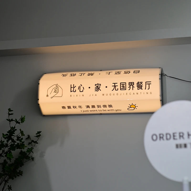 三面LED广告灯箱亚克力灯箱定制