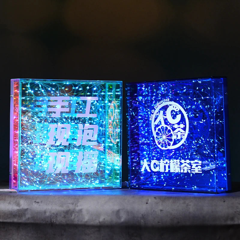 亚克力灯箱LED照明广告牌展览灯箱标牌定制