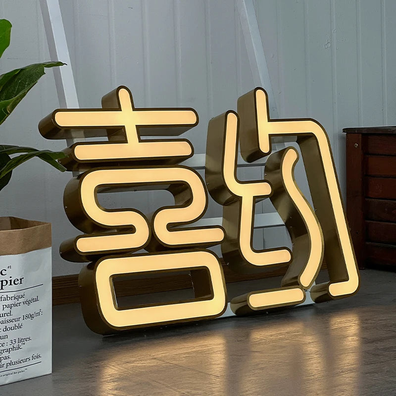 悬挂迷你字母发光字符无频闪节能发光二极管灯颜色清晰透明明亮