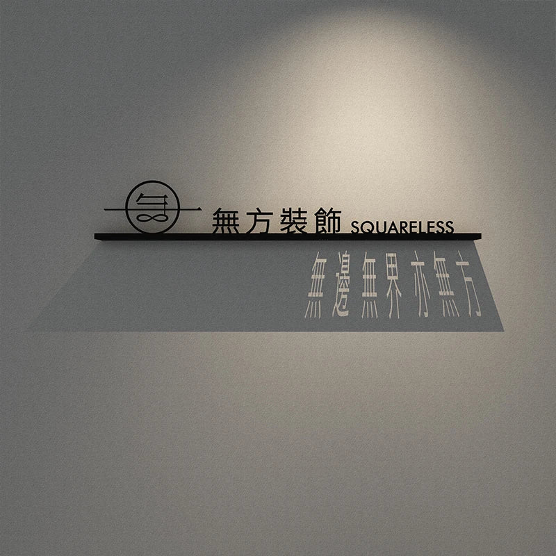 商店墙壁标牌悬挂式3D字体标志广告3D字母标志定制