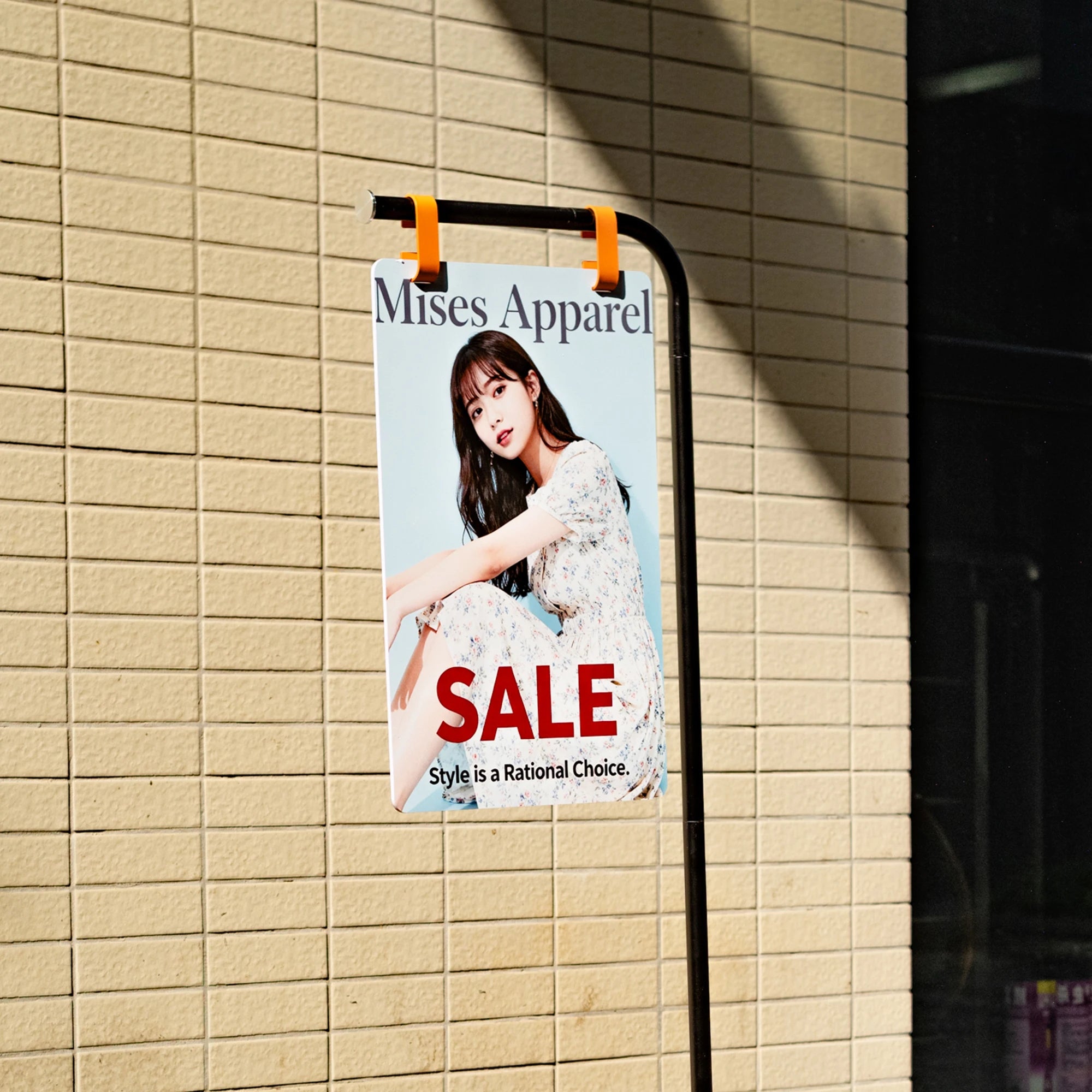 组装半标品、可移动双面侧挂标牌、落地展示牌、广告标识定制