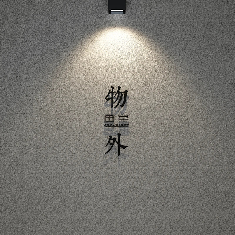 商店墙壁标牌悬挂式3D字体标志广告3D字母标志定制