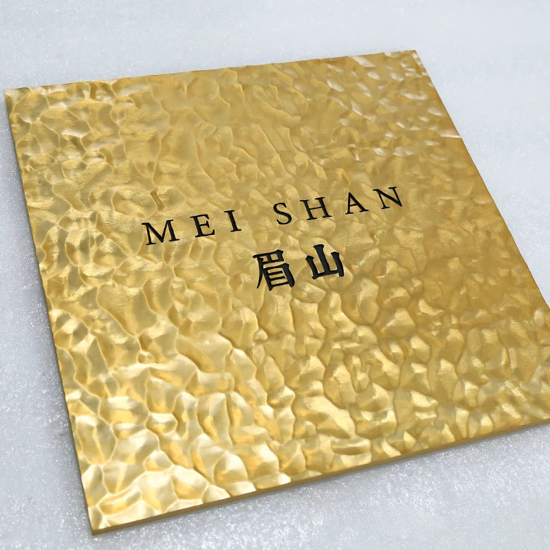 耐用的铝材料锤子图案钢广告牌由高品质铝制成