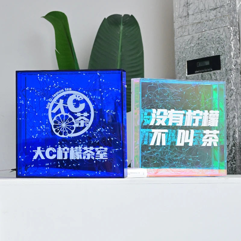 亚克力灯箱LED照明广告牌展览灯箱标牌定制