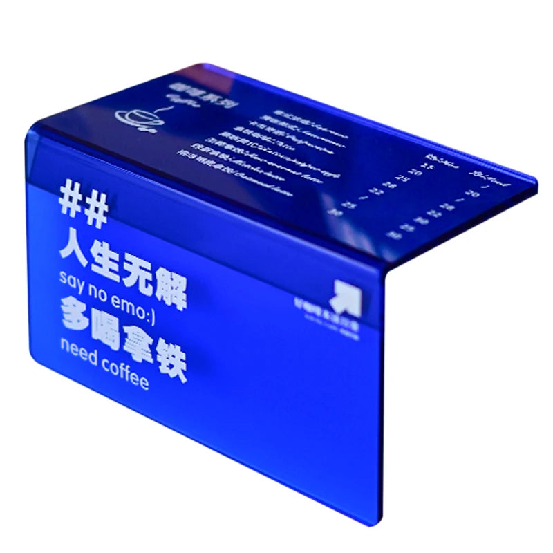 创意设计吧台亚克力展示板菜单价目表提示定制