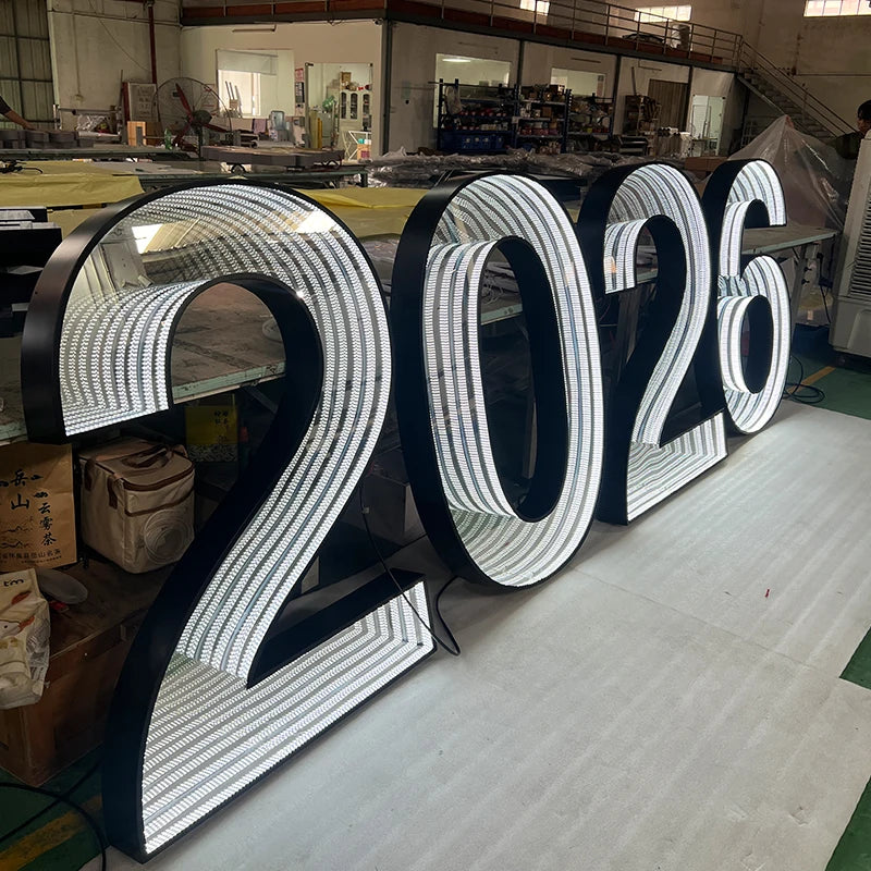 酒吧户外深渊镜照明信件广告标志定制