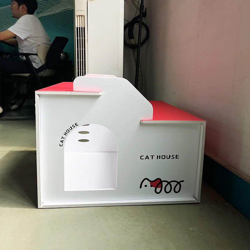 聚氯乙烯材料创意可定制猫窝宠物小屋可拆卸设计