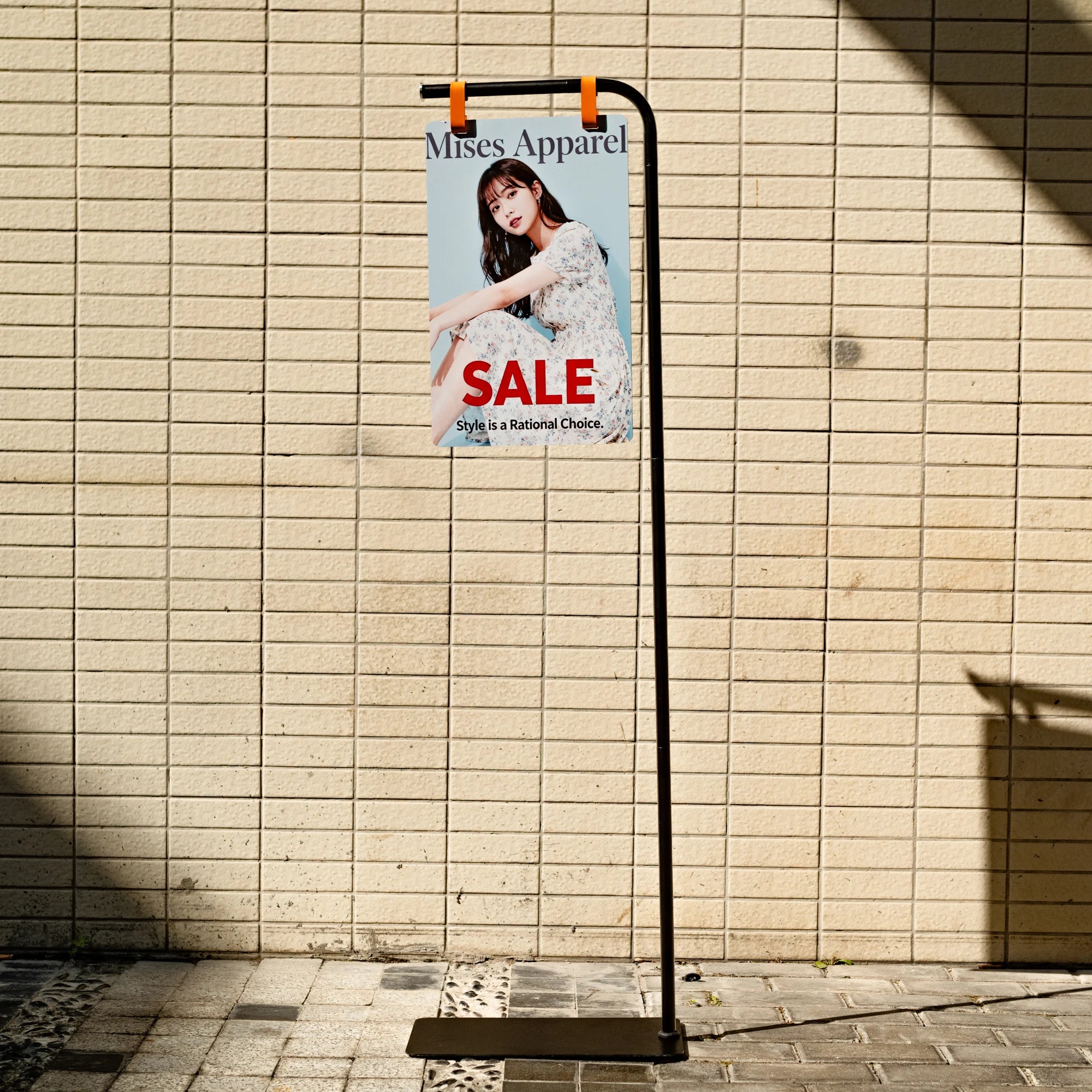 组装半标品、可移动双面侧挂标牌、落地展示牌、广告标识定制