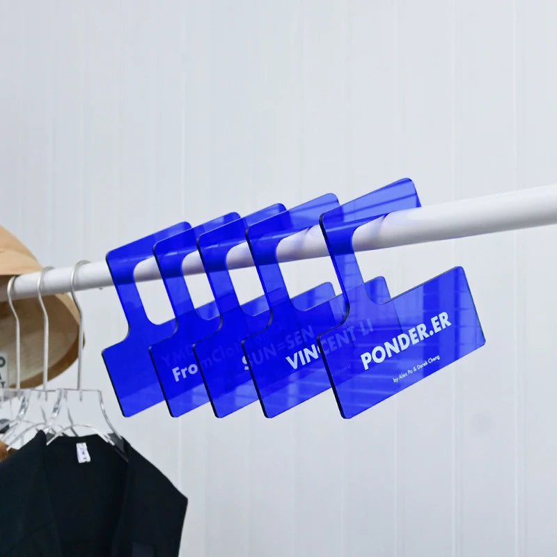 亚克力挂衣标牌服装店可定制销售标牌新品提醒标牌