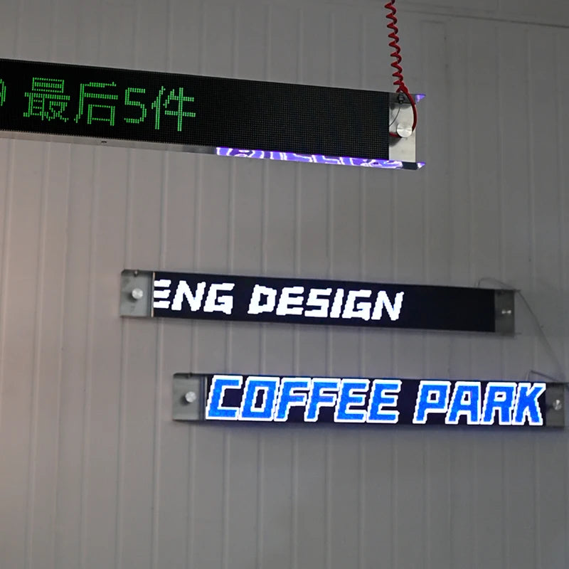 商店标志发光二极管显示屏广告屏可以背面安装/悬挂两用灯箱