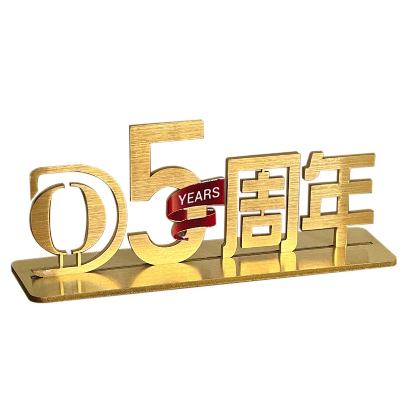 钛不锈钢桌面标牌豪华高档立体人物logo桌板定制