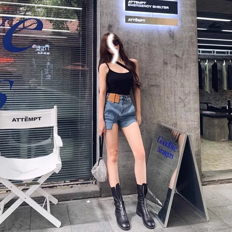 鞋店落地式双面镜展板logo广告定制
