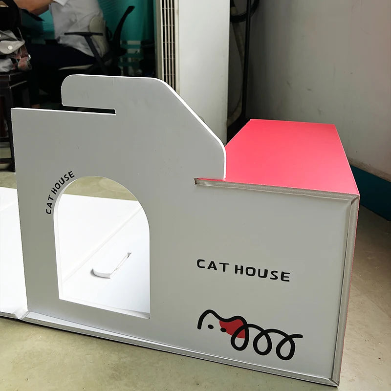 聚氯乙烯材料创意可定制猫窝宠物小屋可拆卸设计