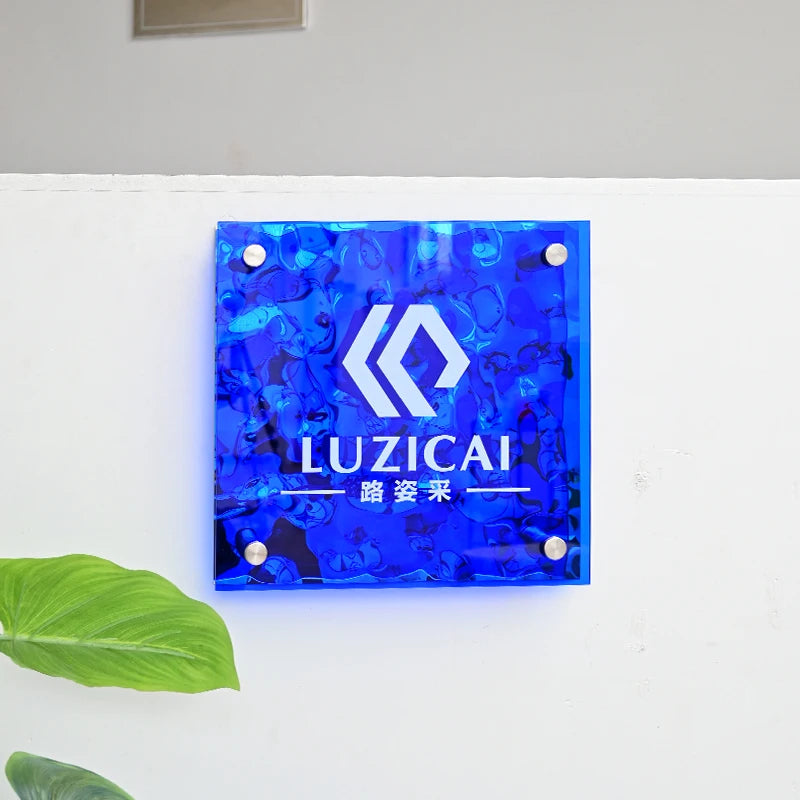 创意双层广告牌商店入口亚克力标志商务门牌，亚克力毛坯，亚克力切菜板