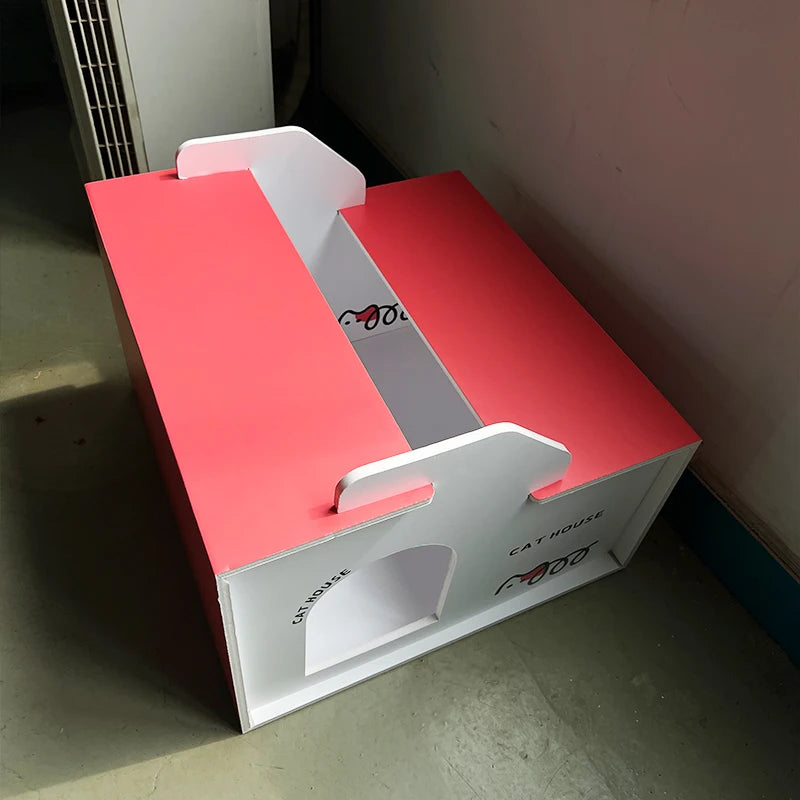 聚氯乙烯材料创意可定制猫窝宠物小屋可拆卸设计