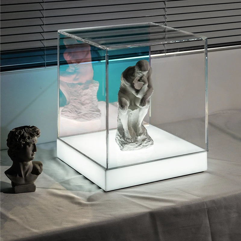 充电灯箱，照明广告展示盒，珠宝店产品，亚克力展示盒定制