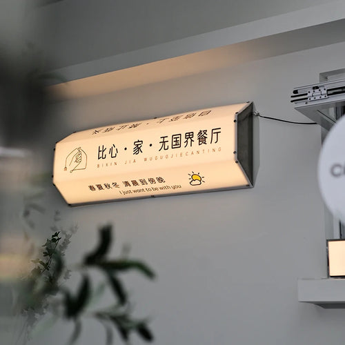 三面LED广告灯箱亚克力灯箱定制