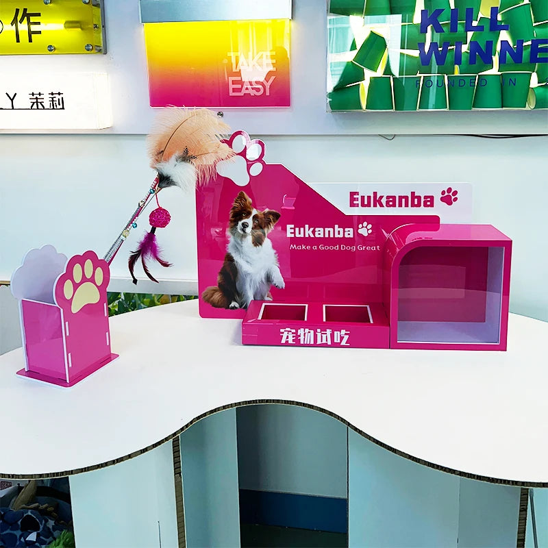 PVC广告展示盒促销产品收纳盒产品展示架定制