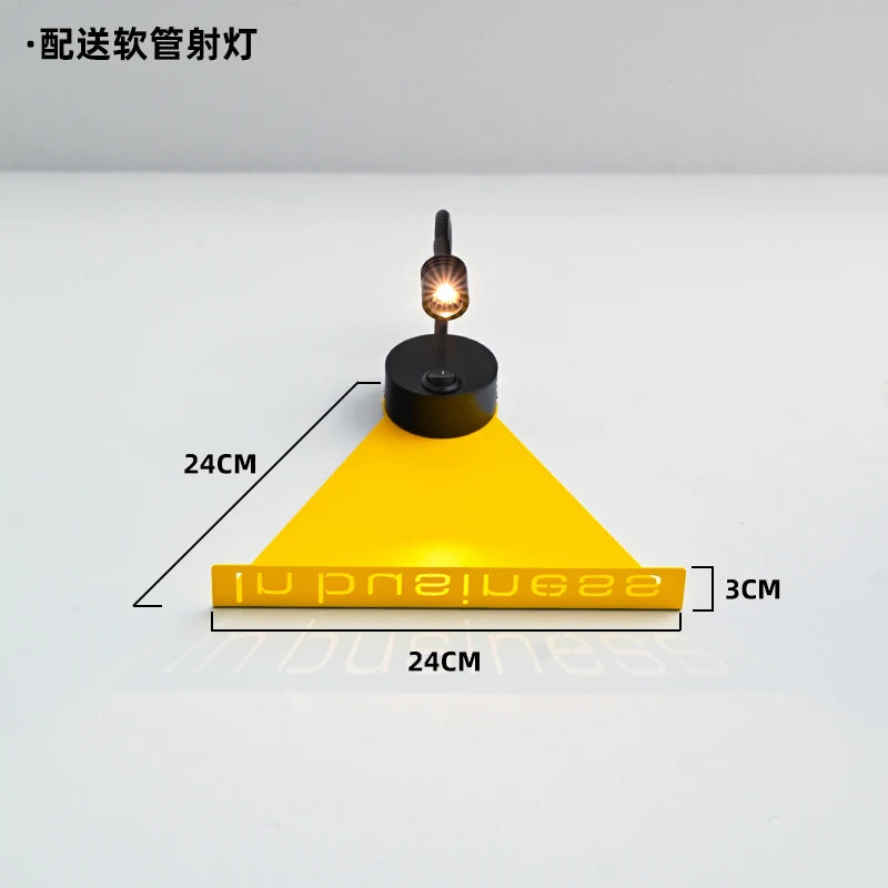 咖啡店创意logo带反光提醒门号定制