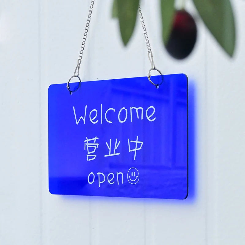 悬挂式亚克力标牌包括商店商业牌匾