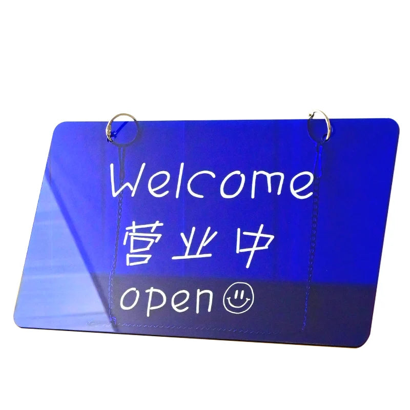 悬挂式亚克力标牌包括商店商业牌匾