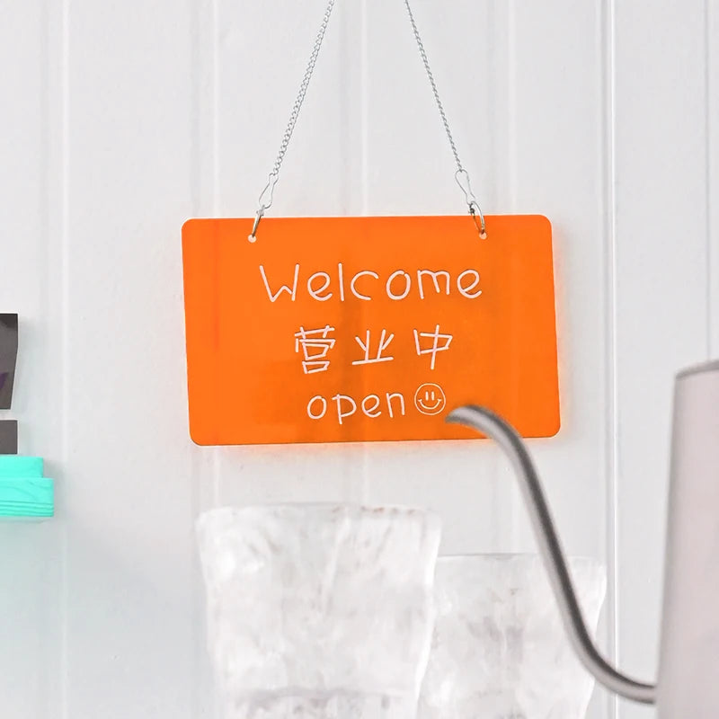 创意亚克力标签 可定制商店门把手标签 -lizigy 品牌 GYP-08 型号 长方形