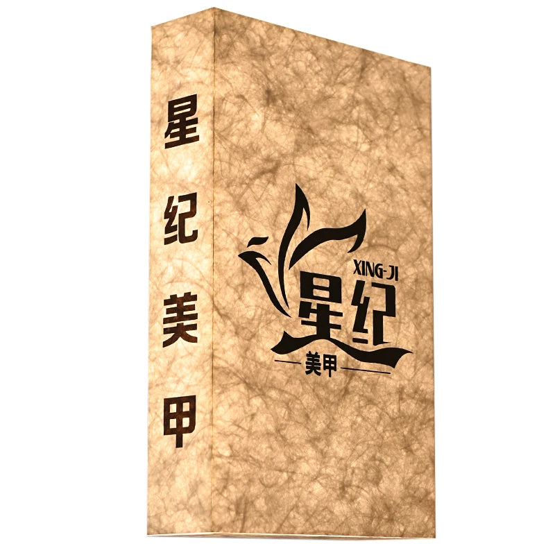 杜邦纸纹理灯箱定制复古风格侧装照明亚克力广告牌